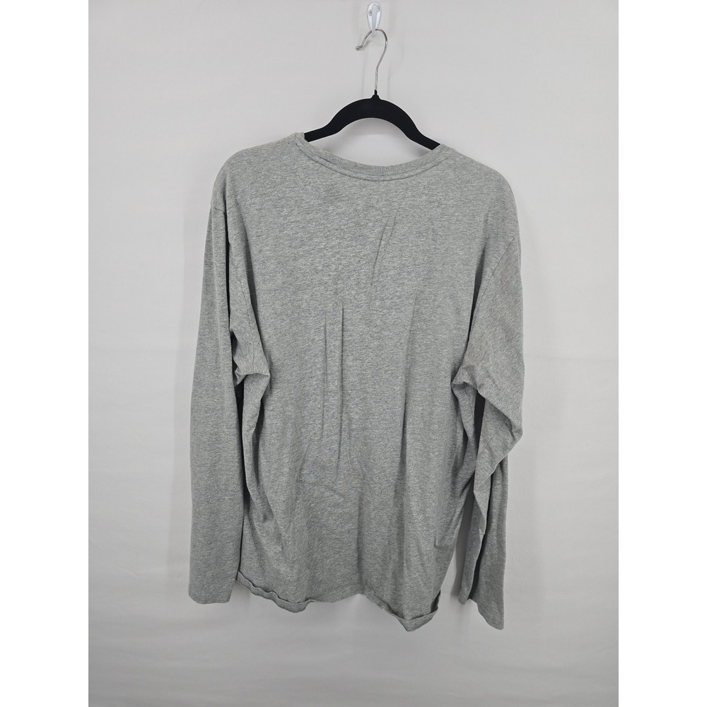 Polo Ralph Lauren Mens Polo Bear Long Sleeve T-Shirt Heather Grey‎ XL - Picture 4 of 5